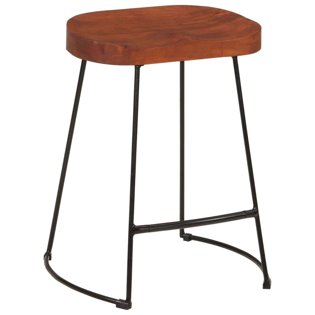 Gavin Bar Stools 2 pcs 45x38x53 cm Solid Wood Mango - OLBRIT