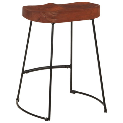 Gavin Bar Stools 2 pcs 45x38x53 cm Solid Wood Mango - OLBRIT