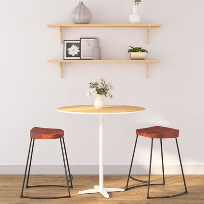 Gavin Bar Stools 2 pcs 45x38x53 cm Solid Wood Mango - OLBRIT