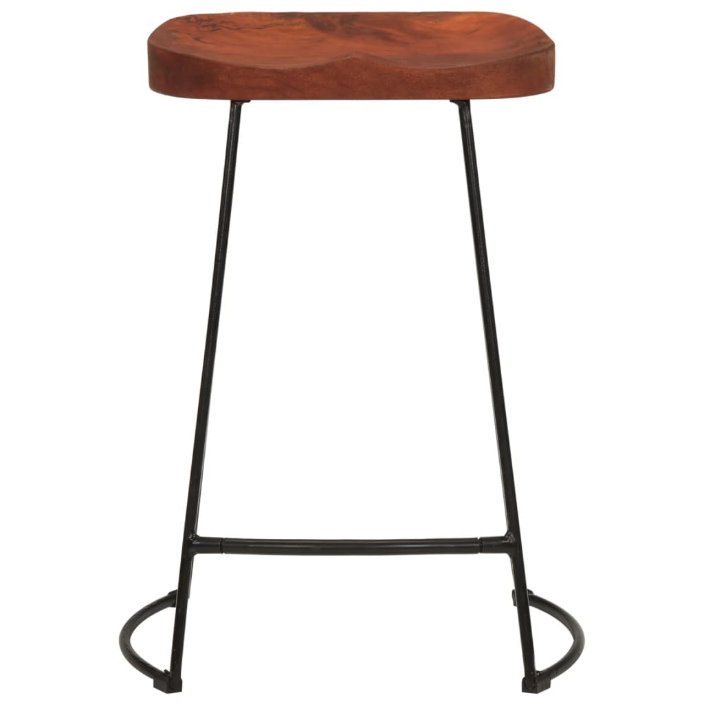 Gavin Bar Stools 2 pcs 45x40x63 cm Solid Wood Mango - OLBRIT