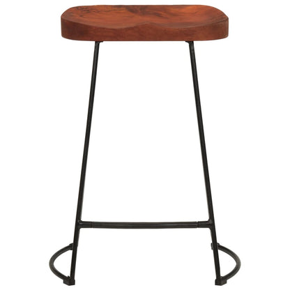 Gavin Bar Stools 2 pcs 45x40x63 cm Solid Wood Mango - OLBRIT