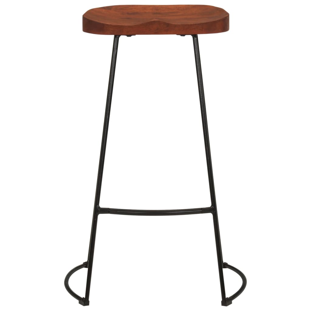 Gavin Bar Stools 2 pcs 50x40x78 cm Solid Wood Mango - OLBRIT