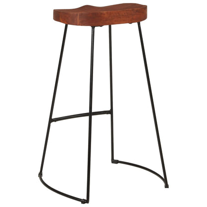 Gavin Bar Stools 2 pcs 50x40x78 cm Solid Wood Mango - OLBRIT