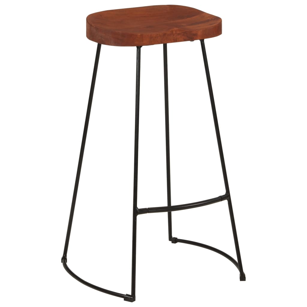 Gavin Bar Stools 2 pcs 50x40x78 cm Solid Wood Mango - OLBRIT