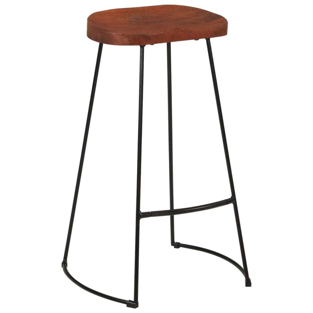 Gavin Bar Stools 2 pcs 50x40x78 cm Solid Wood Mango - OLBRIT