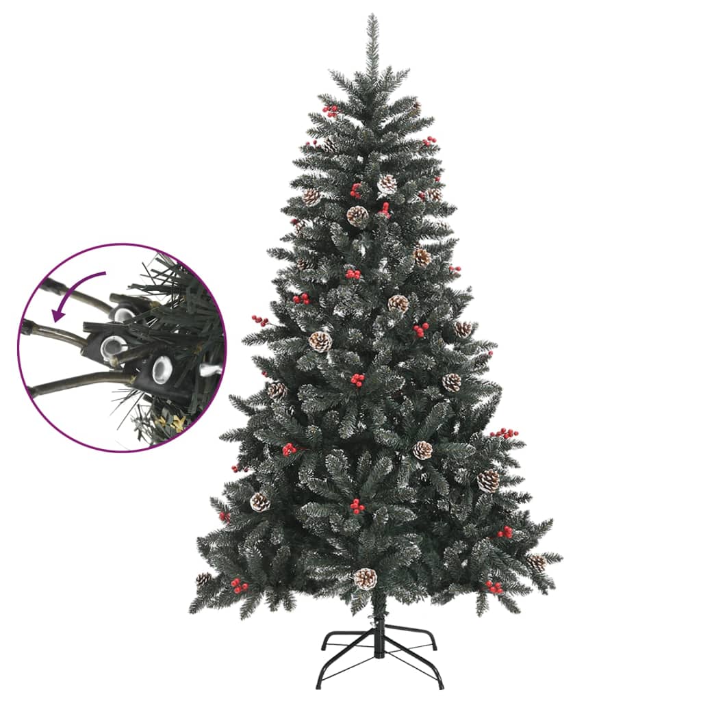 Artificial Christmas Tree with Stand Green 150 cm PVC - OLBRIT