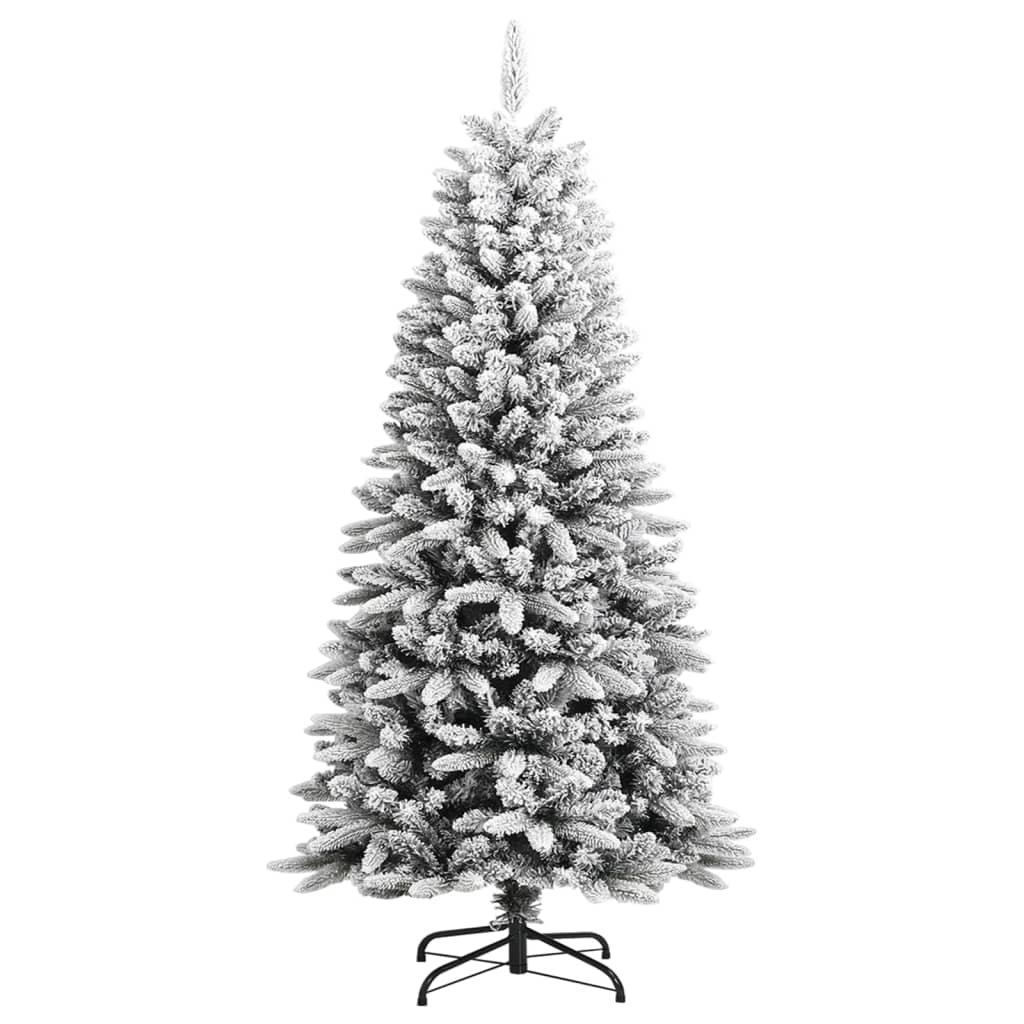 Artificial Christmas Tree with Flocked Snow 120 cm PVC&PE - OLBRIT