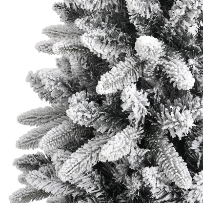 Artificial Christmas Tree with Flocked Snow 120 cm PVC&PE - OLBRIT