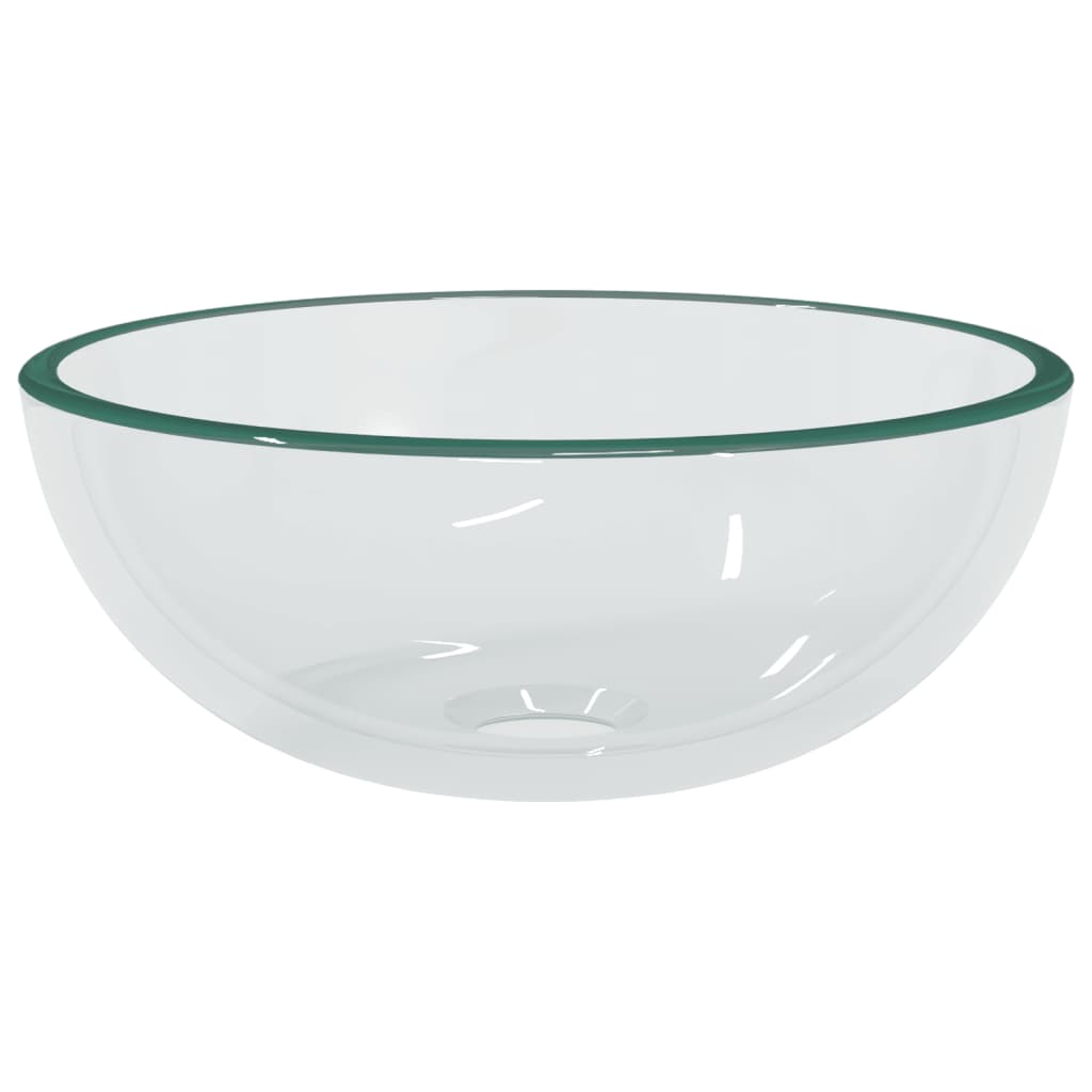 Basin Tempered Glass 30x12 cm Transparent - OLBRIT