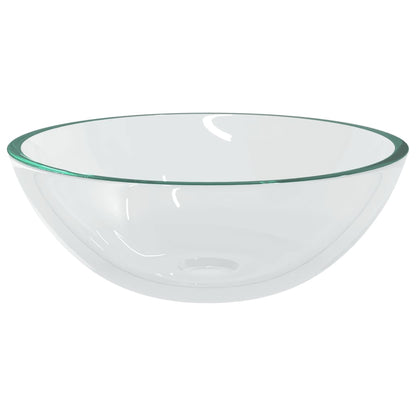 Basin Glass 50x37x14 cm Transparent - OLBRIT