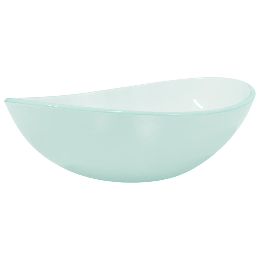 Basin Tempered Glass 54.5x35x15.5 cm Frosted - OLBRIT