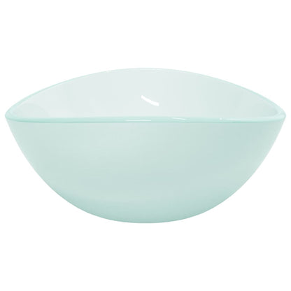 Basin Tempered Glass 54.5x35x15.5 cm Frosted - OLBRIT