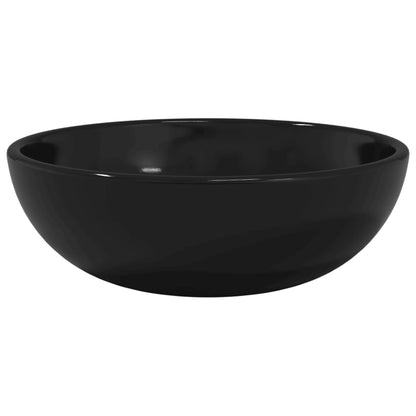 Basin Tempered Glass 35x12 cm Black - OLBRIT