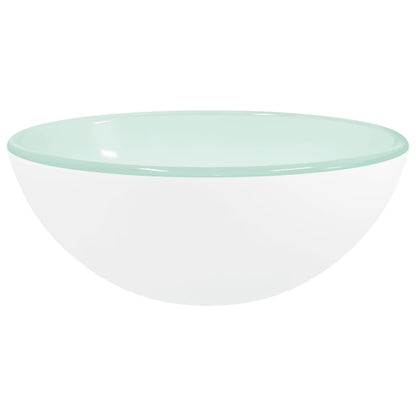 Basin Tempered Glass 30x12 cm White - OLBRIT