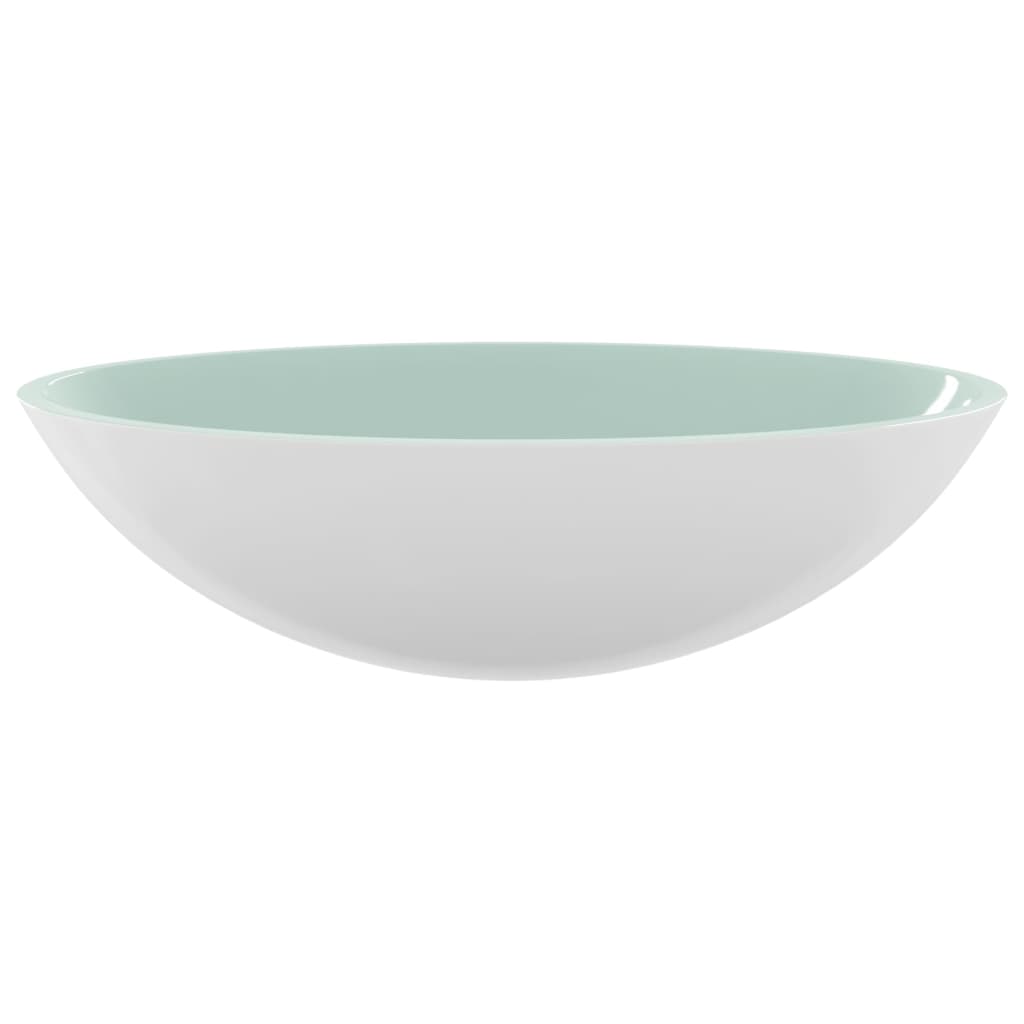 Basin Glass 50x37x14 cm White - OLBRIT