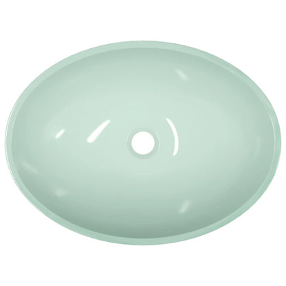 Basin Glass 50x37x14 cm White - OLBRIT