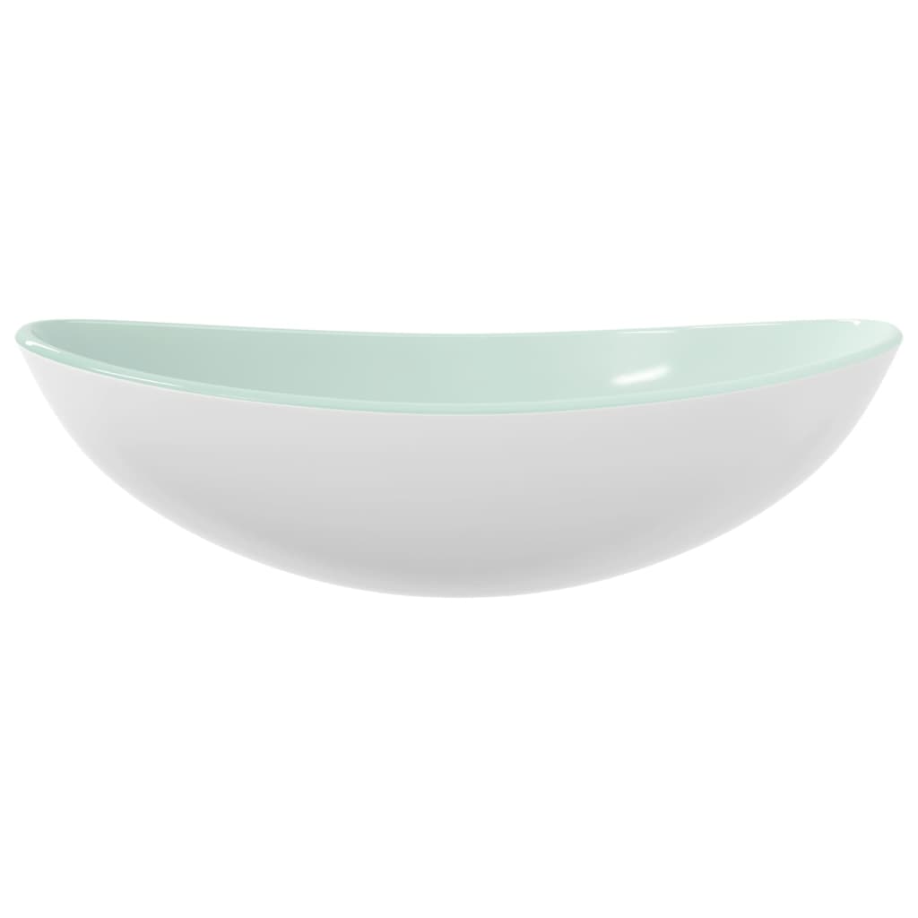 Basin Tempered Glass 54.5x35x15.5 cm White - OLBRIT