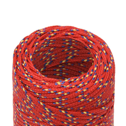 Boat Rope Red 2 mm Polypropylene - OLBRIT