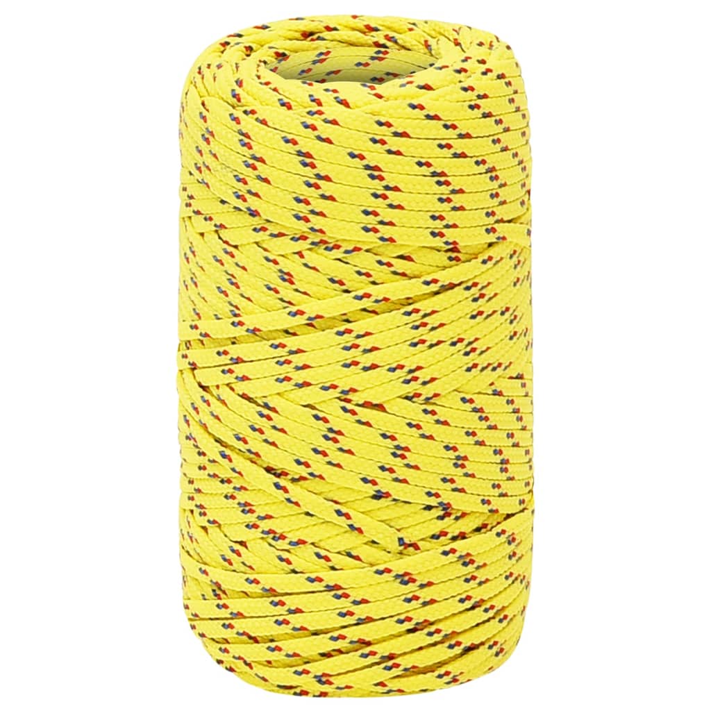 Boat Rope Yellow 2 mm Polypropylene - OLBRIT