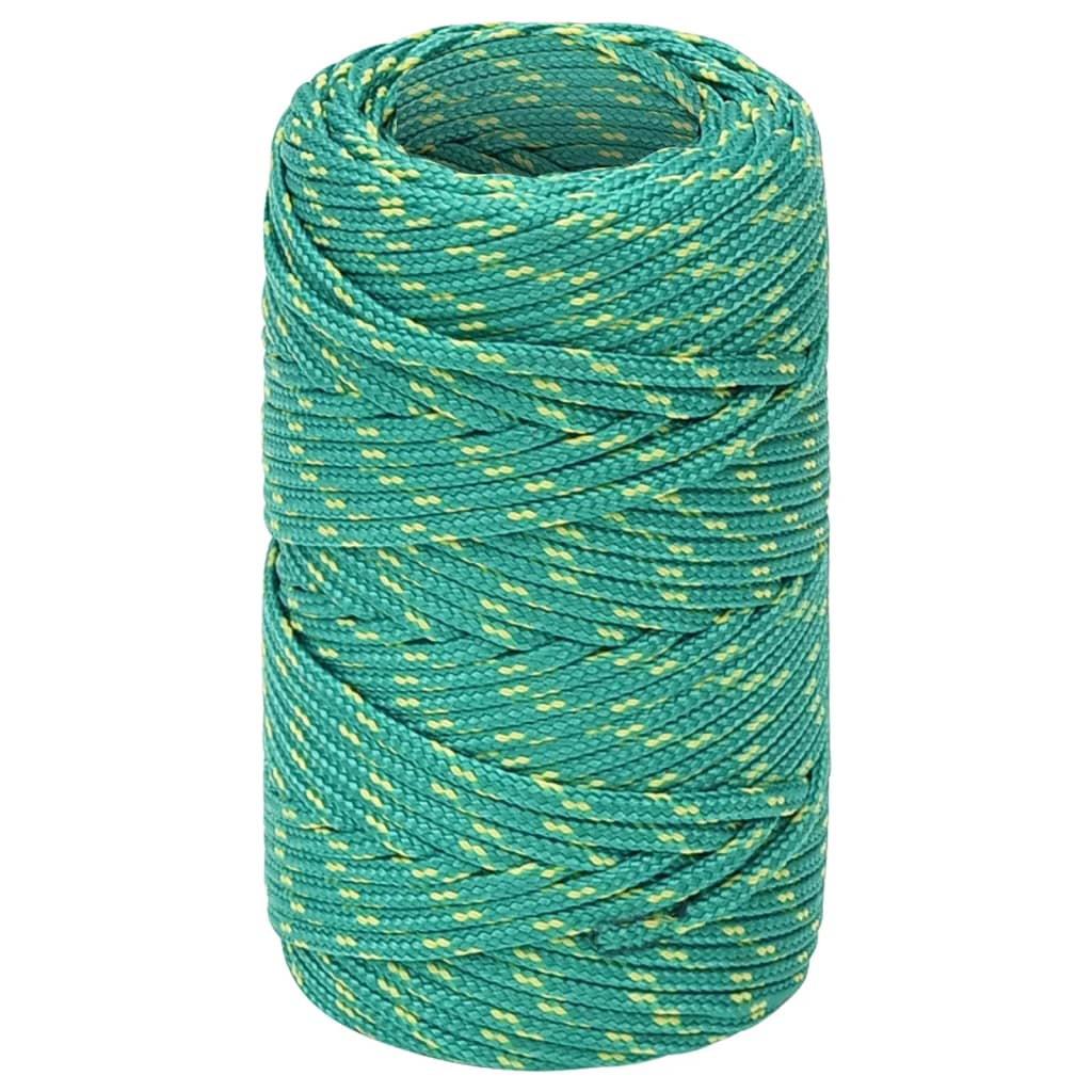 Boat Rope Green 2 mm Polypropylene - OLBRIT