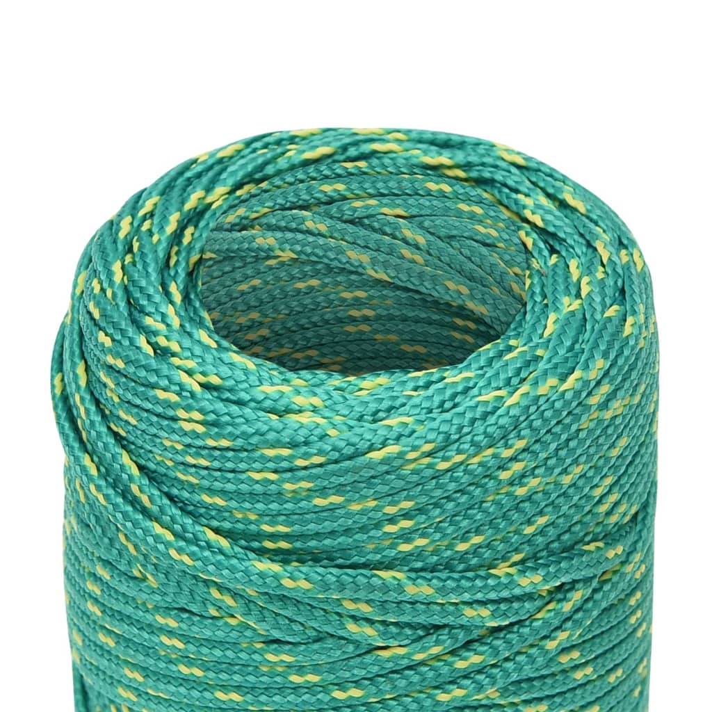 Boat Rope Green 2 mm Polypropylene - OLBRIT