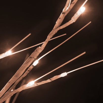 LED White Birch Tree Warm White 96 LEDs 180 cm - OLBRIT