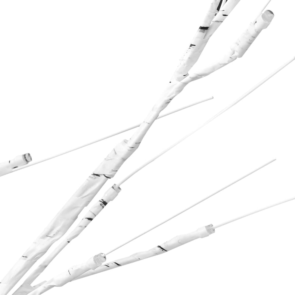 LED White Birch Tree Warm White 96 LEDs 180 cm - OLBRIT