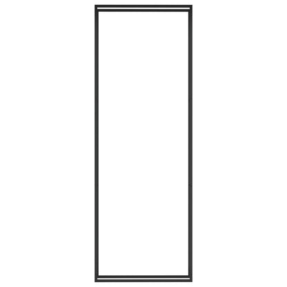 Firewood Rack Matt Black 110x28x312 cm Steel - OLBRIT