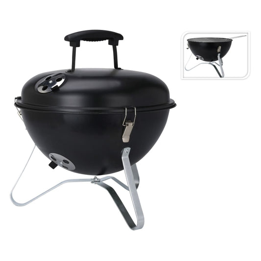 BBQ Grill Ball Shape 37 cm Black - OLBRIT