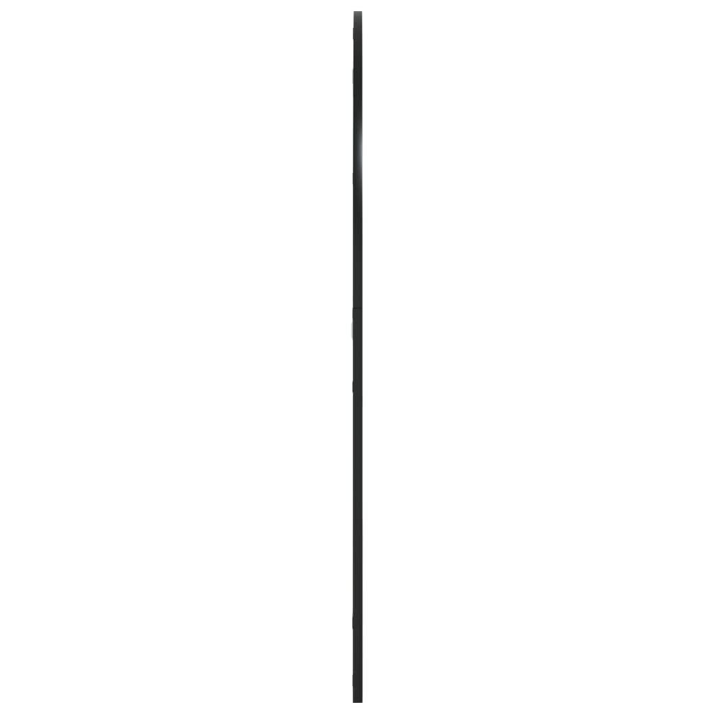 Wall Mirror Black 100x110 cm Arch Iron - OLBRIT