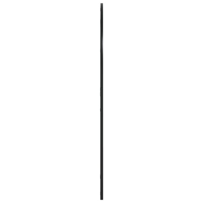 Wall Mirror Black 100x110 cm Arch Iron - OLBRIT