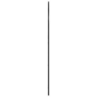 Wall Mirror Black 100x130 cm Arch Iron - OLBRIT