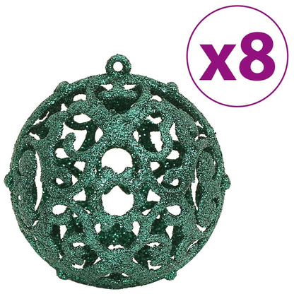 Christmas Baubles 100 pcs Green 3 / 4 / 6 cm - OLBRIT