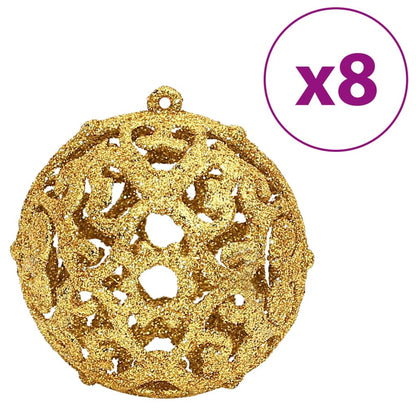 Christmas Baubles 100 pcs Gold and Wine Red 3 / 4 / 6 cm - OLBRIT