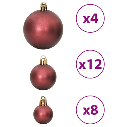 Christmas Baubles 100 pcs Champagne and Brown 3 / 4 / 6 cm - OLBRIT
