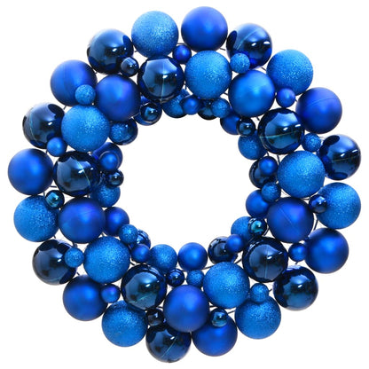 Christmas Wreath Blue 45 cm Polystyrene - OLBRIT