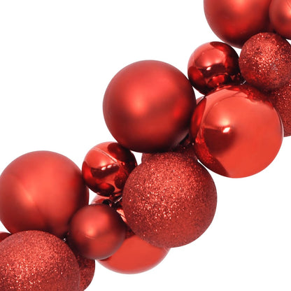 Christmas Balls Garland Red 175 cm Polystyrene - OLBRIT