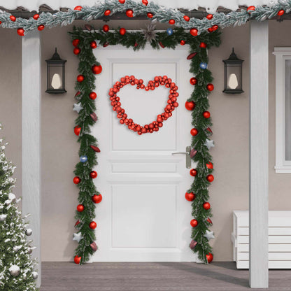 Christmas Balls Garland Red 175 cm Polystyrene - OLBRIT
