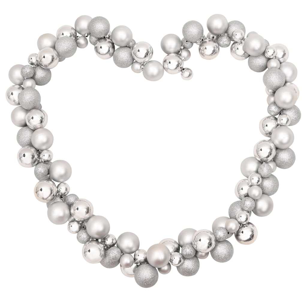Christmas Balls Garland Silver 175 cm Polystyrene - OLBRIT