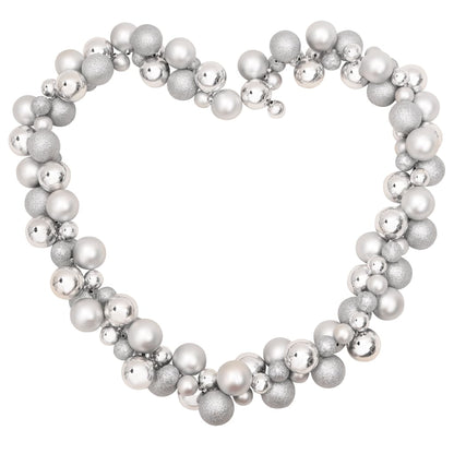 Christmas Balls Garland Silver 175 cm Polystyrene - OLBRIT