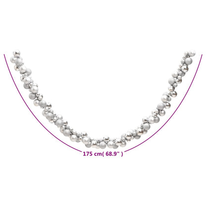 Christmas Balls Garland Silver 175 cm Polystyrene - OLBRIT