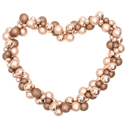 Christmas Balls Garland Rose Gold 175 cm Polystyrene - OLBRIT