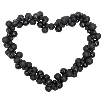 Christmas Balls Garland Black 175 cm Polystyrene - OLBRIT