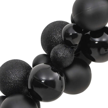 Christmas Balls Garland Black 175 cm Polystyrene - OLBRIT