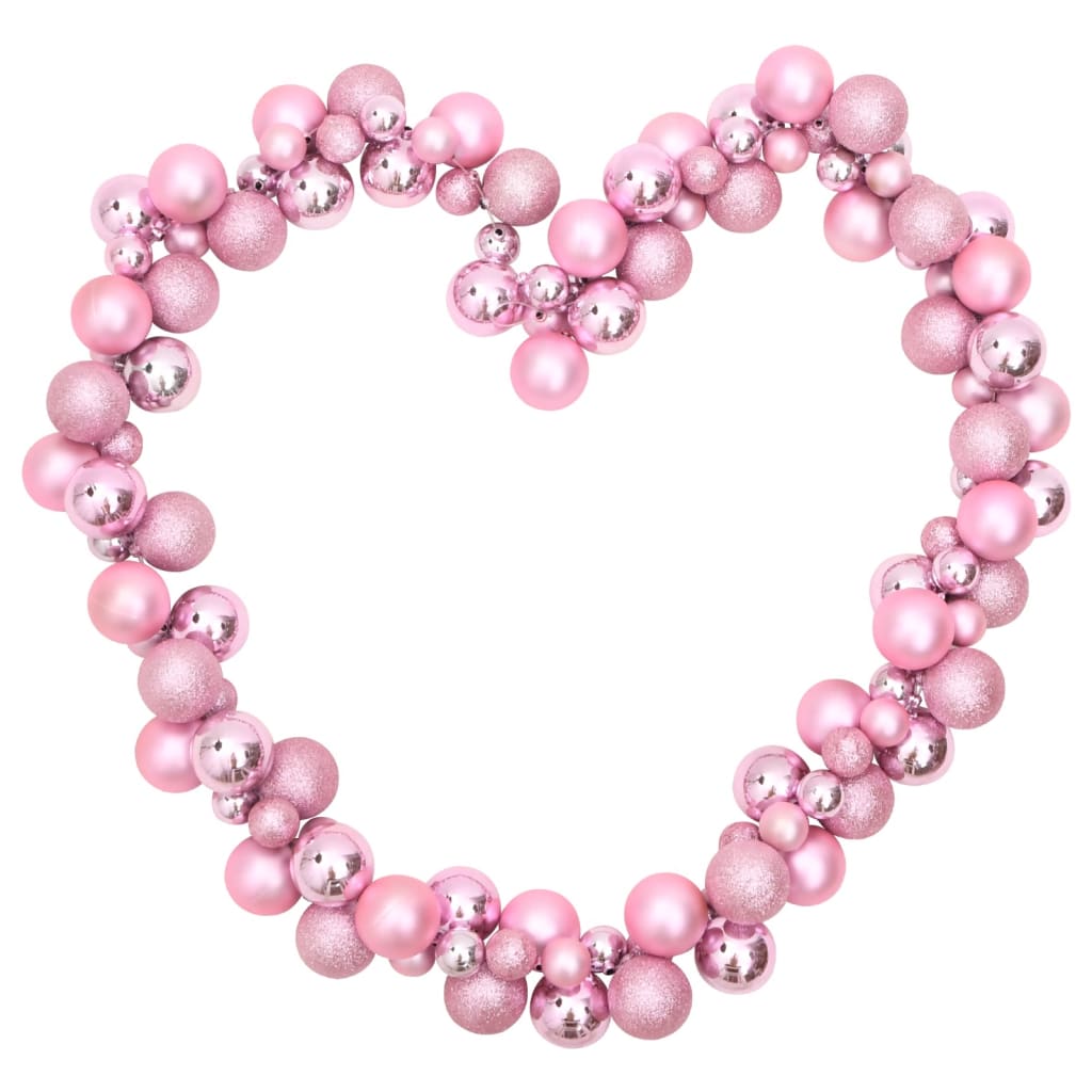 Christmas Balls Garland Pink 175 cm Polystyrene - OLBRIT