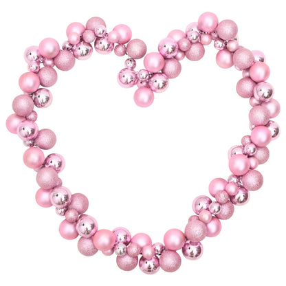 Christmas Balls Garland Pink 175 cm Polystyrene - OLBRIT