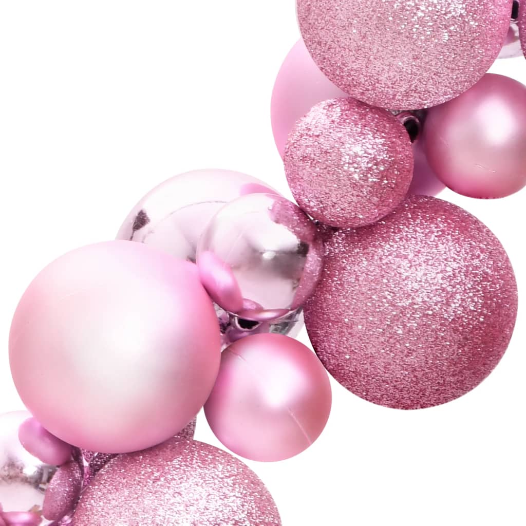 Christmas Balls Garland Pink 175 cm Polystyrene - OLBRIT