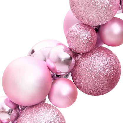 Christmas Balls Garland Pink 175 cm Polystyrene - OLBRIT
