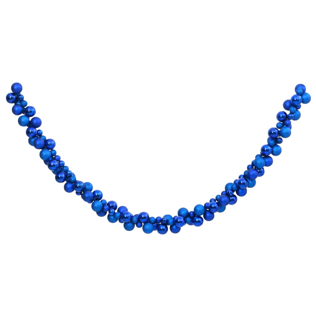 Christmas Balls Garland Blue 175 cm Polystyrene - OLBRIT