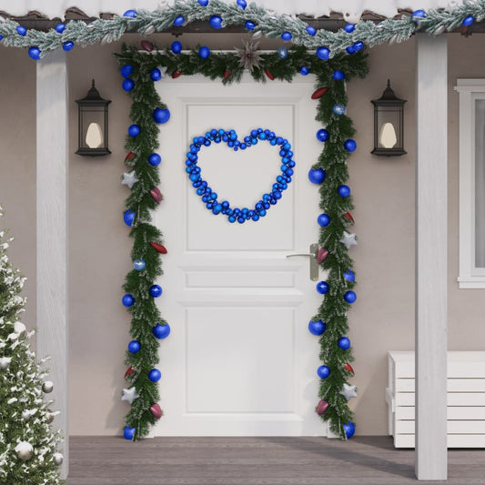 Christmas Balls Garland Blue 175 cm Polystyrene - OLBRIT